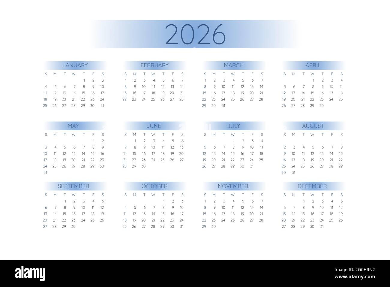 2026 Pocket Calendar Template In Strict Minimalistic Style With regarding Pocket Calendar 2026 Printable