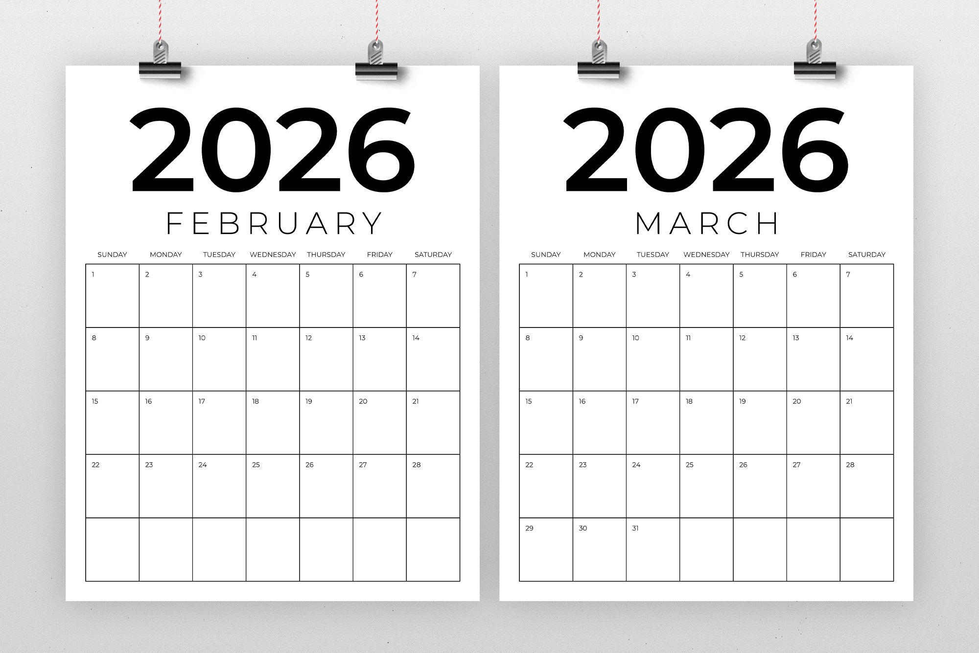 2026 Vertical 8.5 X 11 Inch Calendar Template (2486643) with 8.5 X 11 Printable 2026 Calendar