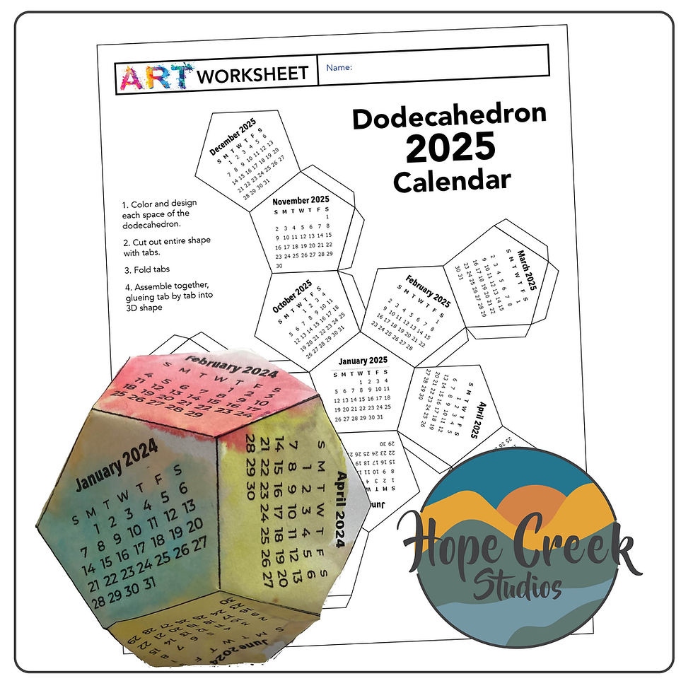 Art Steam Dodecahedron Calendar 2026 Foldable 3D Cube Pattern with regard to 2026 Calendar Printable Dodecahedron Free