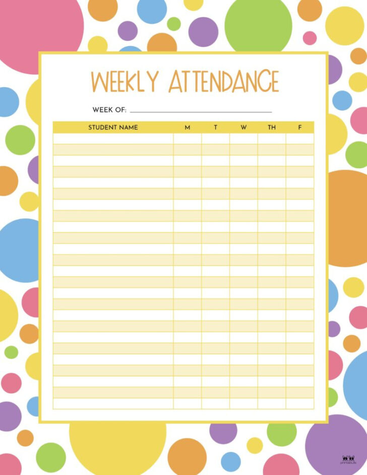 Sunday School Attendance 2026