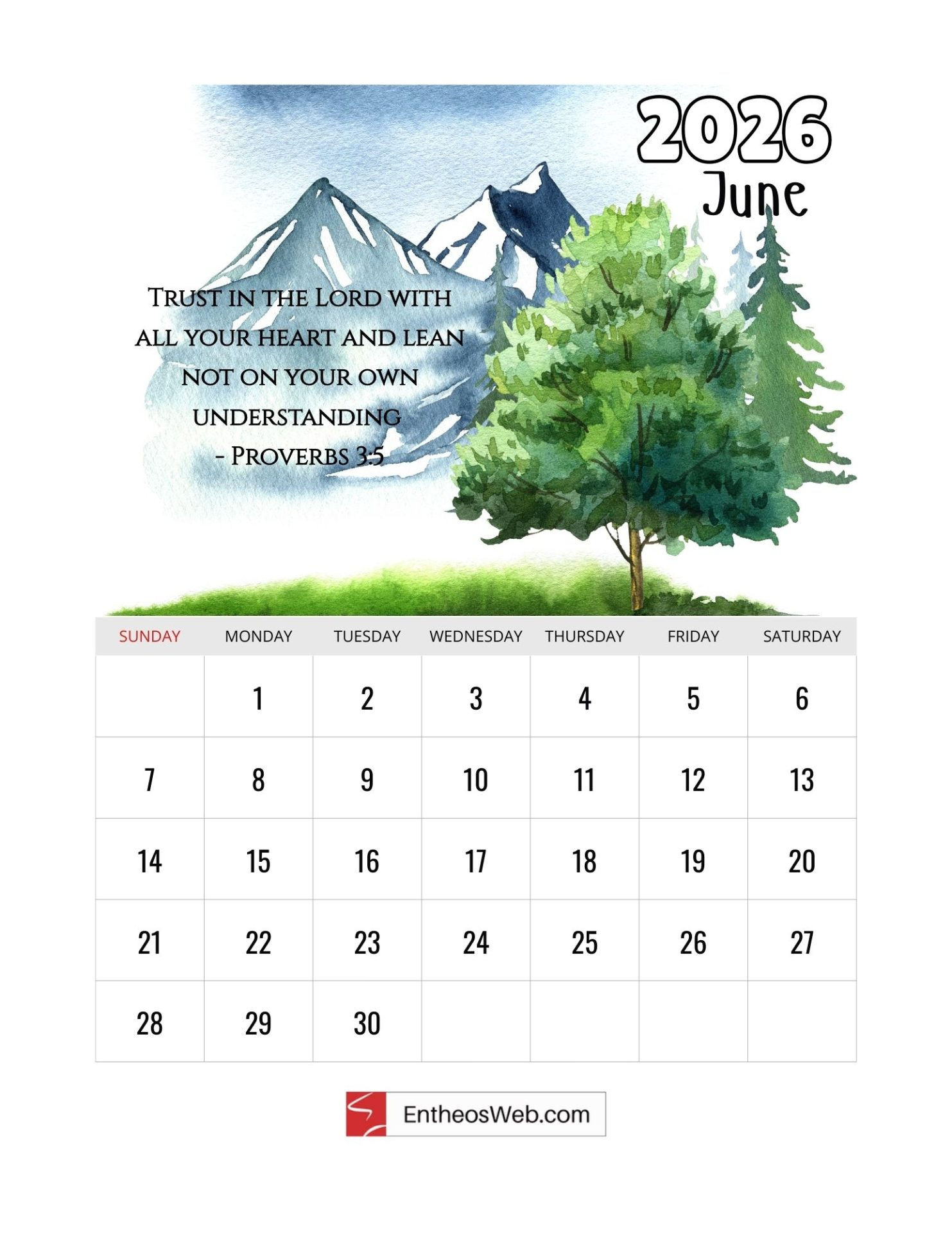 Christian 2026 Calendar With Bible Verses | Entheosweb within Christian Calendar 2026 Printable