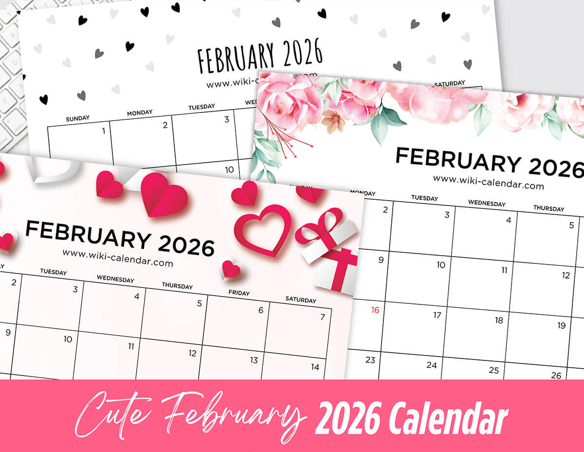 February 2026 Calendar - Printable Templates &amp;amp; More in National Day Calendar February 2026