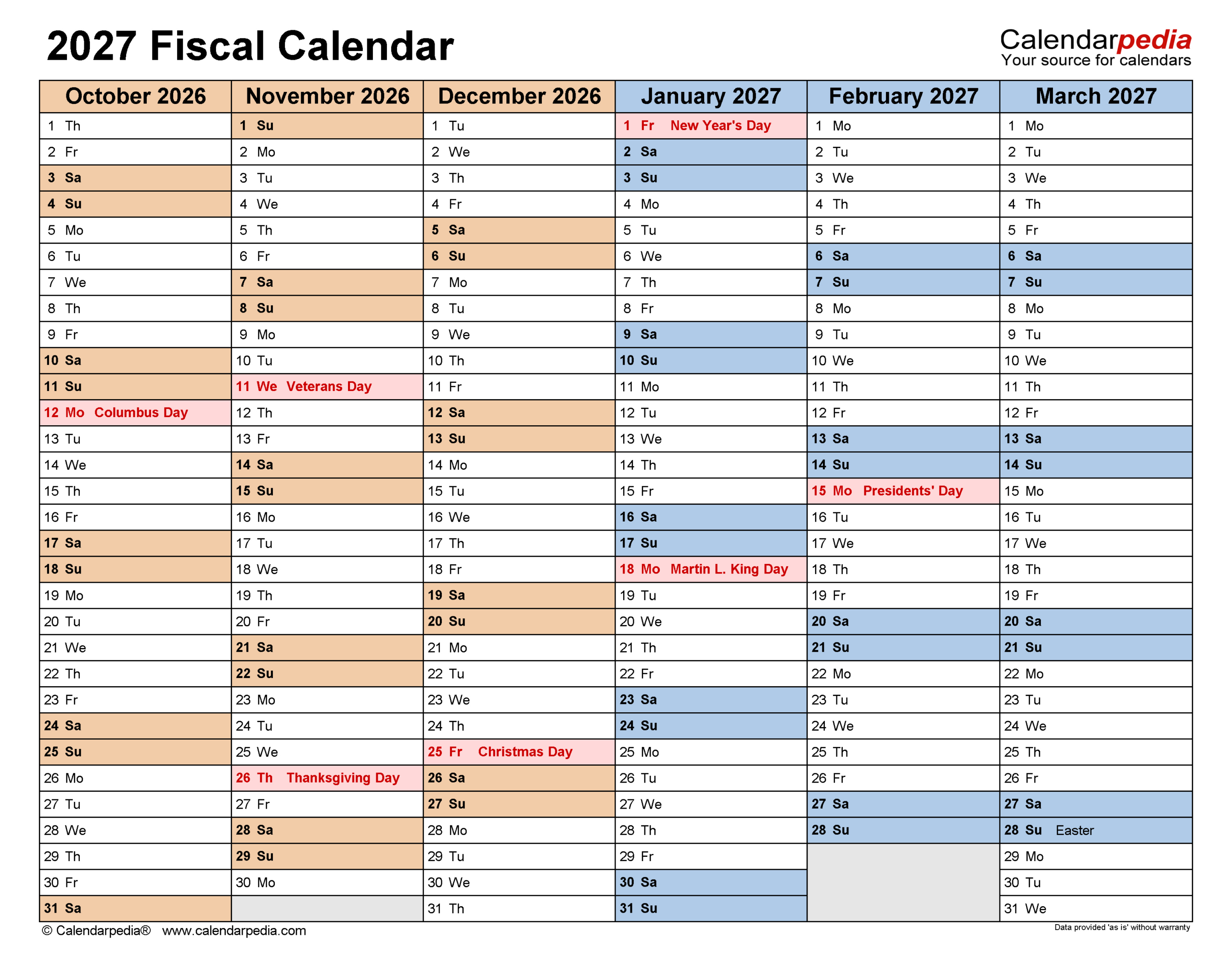 Financial Julian Day 2019 Hanging Calendar 2025-2026 Wall Calendar with Julian Date Calendar 2026 - 2027