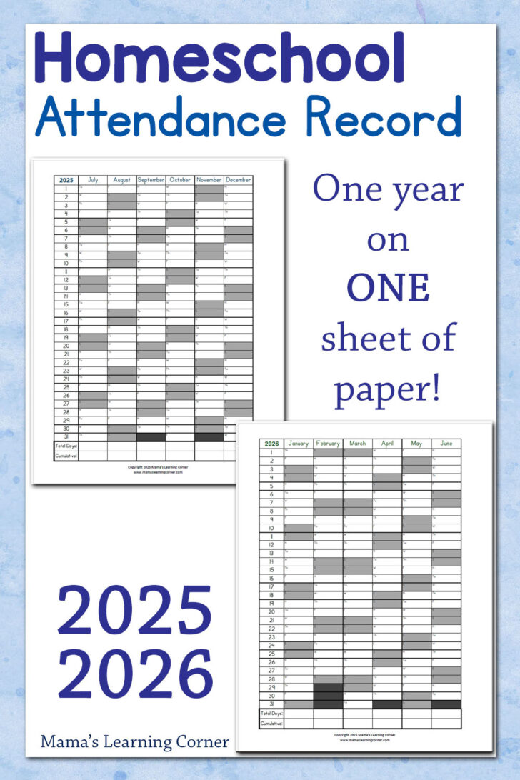 2026 Attendance Calendar Free 2026 Attendance Calendar Free