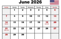 Free June 2026 Calendar Printable Pdf With Holiday Templates inside June 2026 Calendar Printable