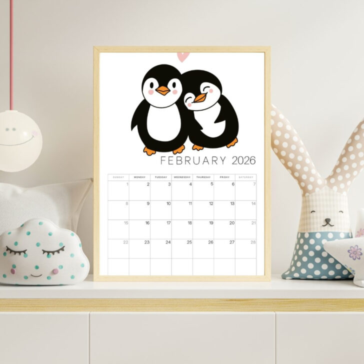 2026 Calendar Printable For Kids