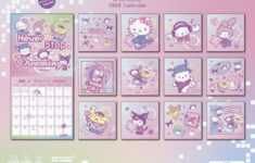 Hello Kitty And Friends Exclusive With Decal 2026 Wall Calendar intended for 2026 Hello Kitty Calendar