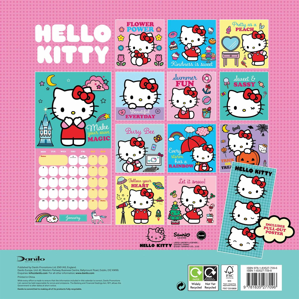 Hello Kitty Calendar 2026 in Hello Kitty Calendar 2026