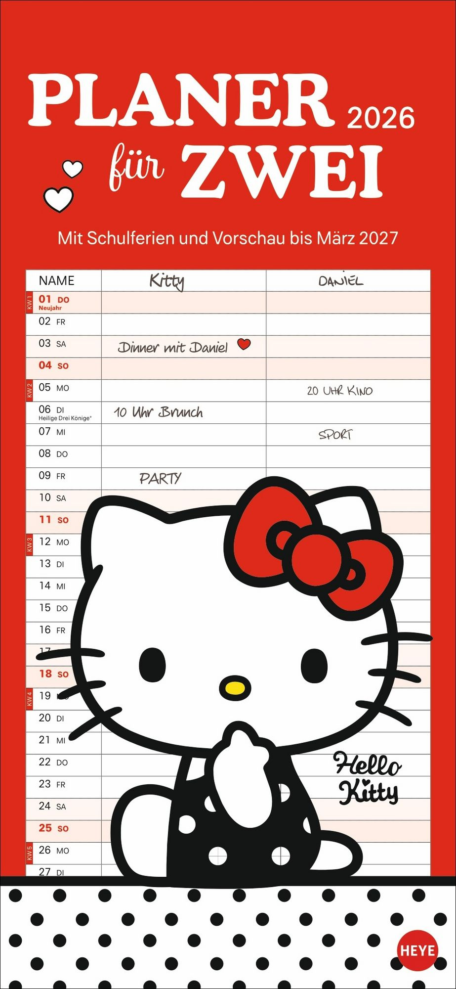 Hello Kitty Planer Für Zwei 2026&amp;quot; Kaufen pertaining to Hello Kitty Calendar 2026 with Holidays