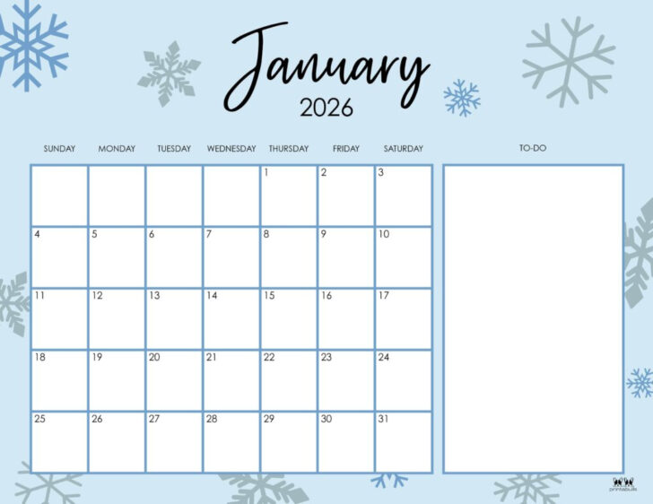 2026 Calendar Printable Printabulls