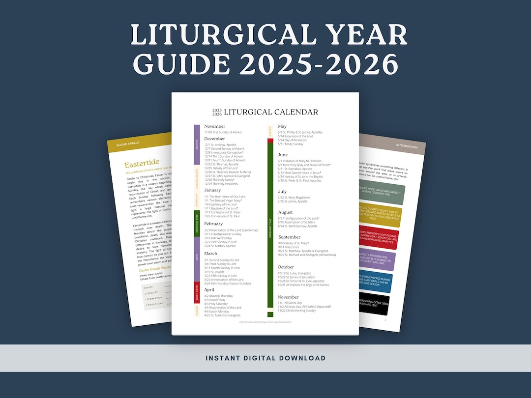 Liturgical Calendar 2025-2026: Ecumenical Church Year Guide intended for Liturgical Calendar 2026 Methodist