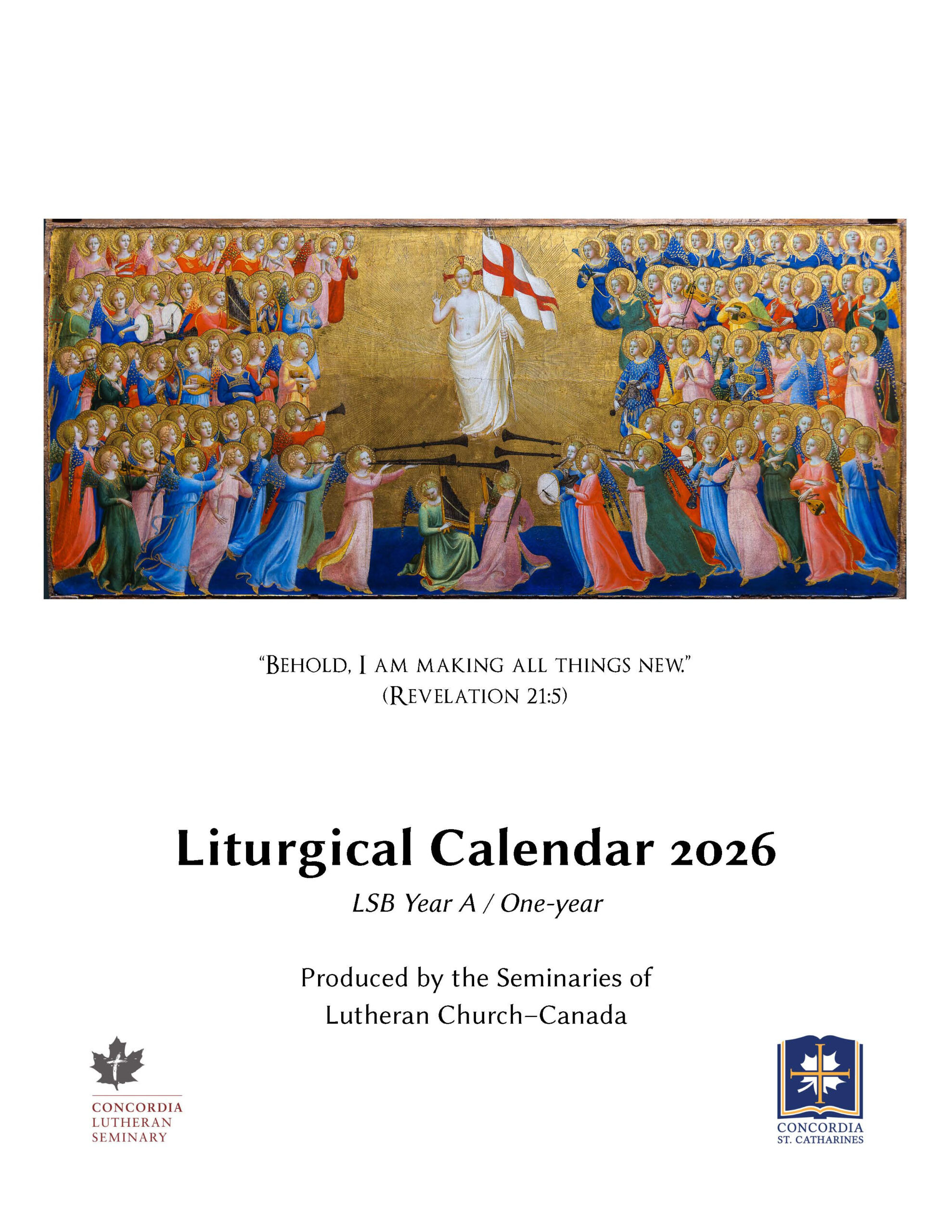 Liturgical Calendar 2026 – Concordia Lutheran Theological Seminary with regard to Lutheran Liturgical Calendar For 2026
