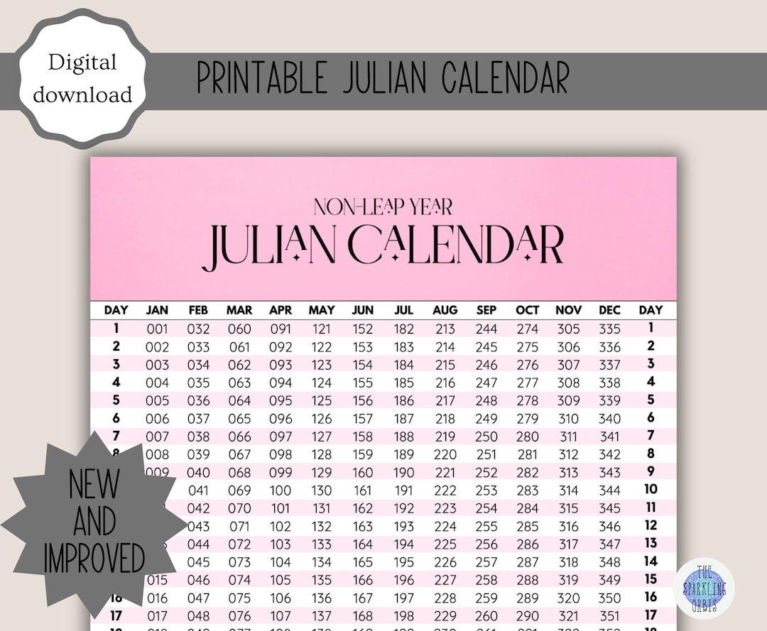 Month Julian Day Format Monthly Calendar Julian Date 310 2026 for 2026 Monthly Calendar with Julian Dates