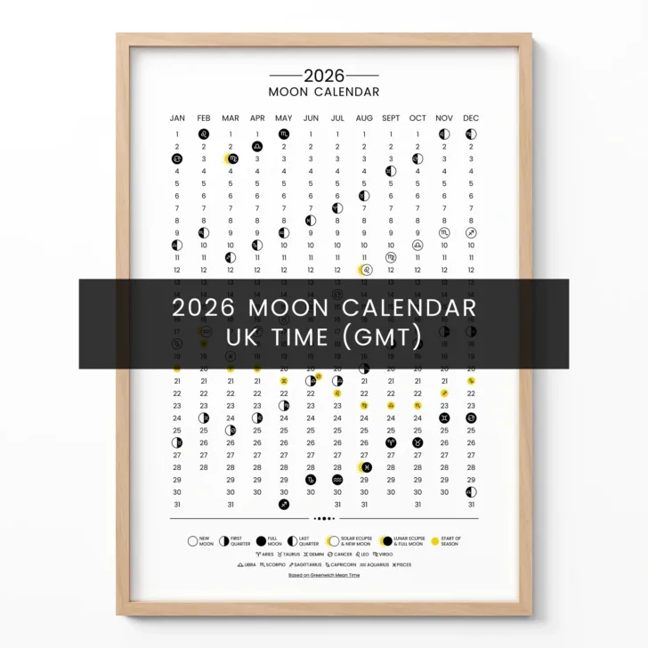 2026 Moon Phase Calendar