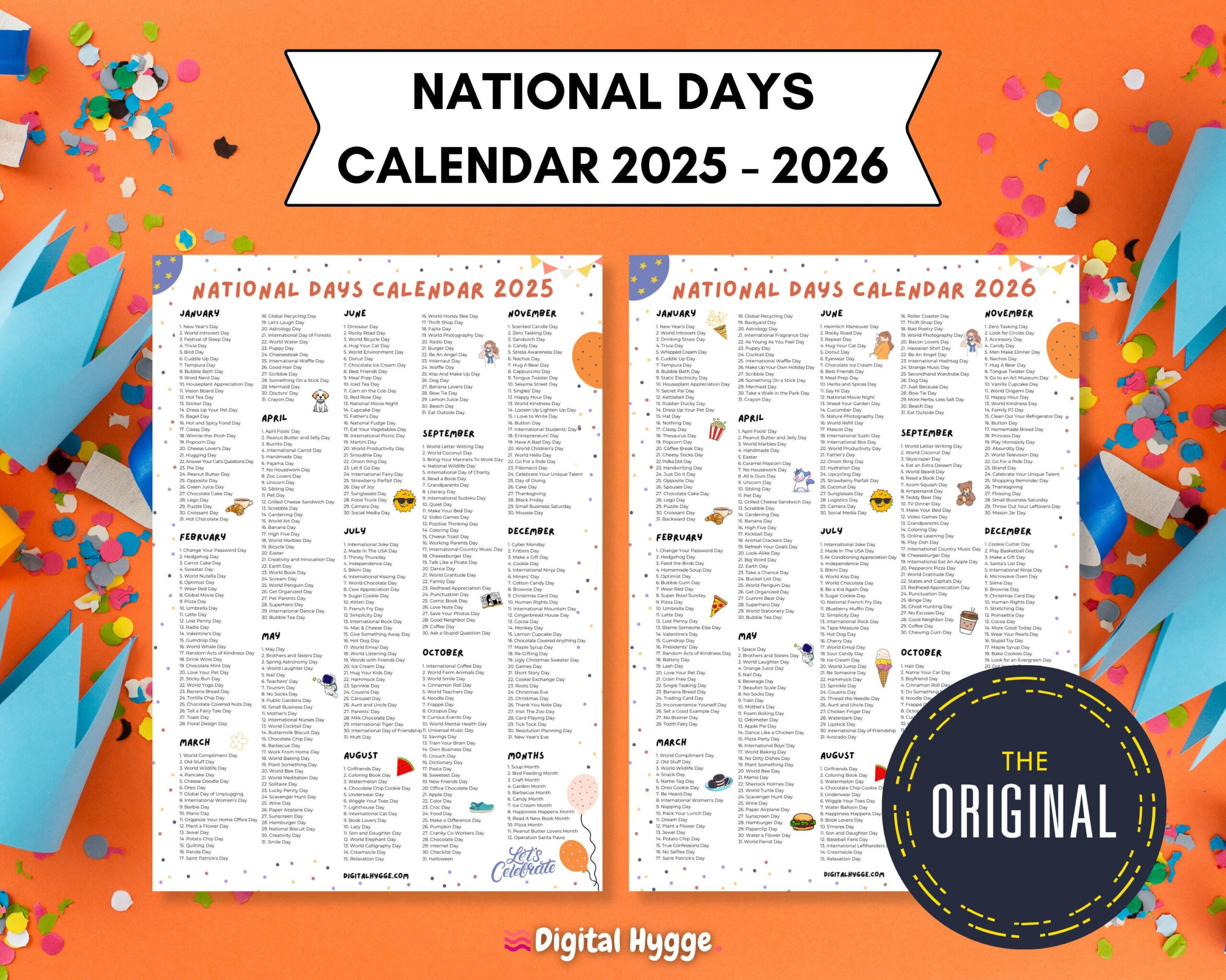 National Feiertage Kalender Printable | 2026 Feiertage Kalender within National Day Calendar 2026