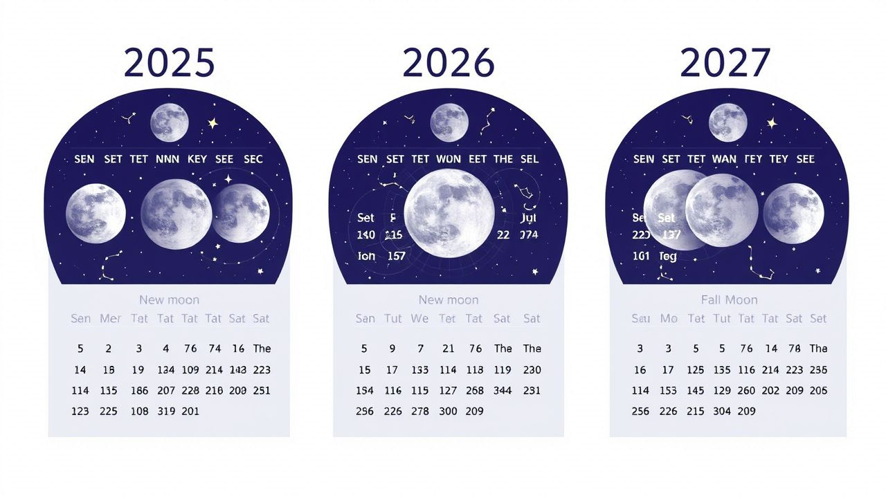 New Moon &amp;amp; Full Moon Calendar 2025-To-2027 With Zodiac Signs throughout Full Moon Calendar 2026 Astrology