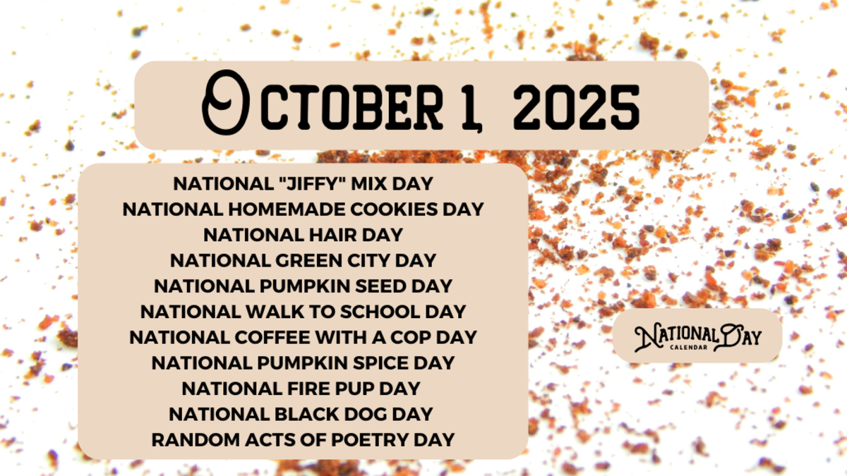 October 1, 2025 | National &amp;quot;Jiffy&amp;quot; Mix Day | National Homemade in October National Day Calendar 2025