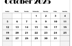 October 2025 Calendar Printable Pdf Template With Holidays for October Jewish Calendar 2025