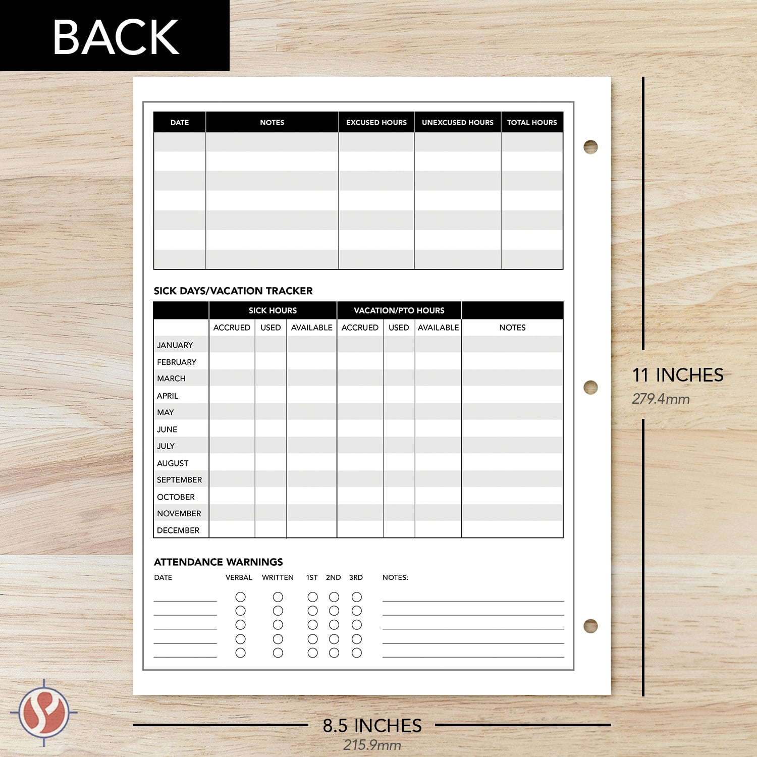 Office Attendance Tracking Form 2026 Employee Attendance Calendar for 2026 Employee Attendance Calendar