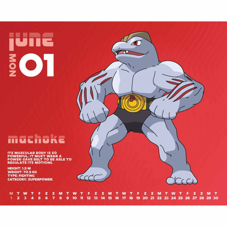 Pokemon 2026 Desk Calendar
