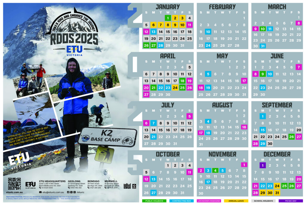 ETU Calendar 2026 Printable | Calendar 2025