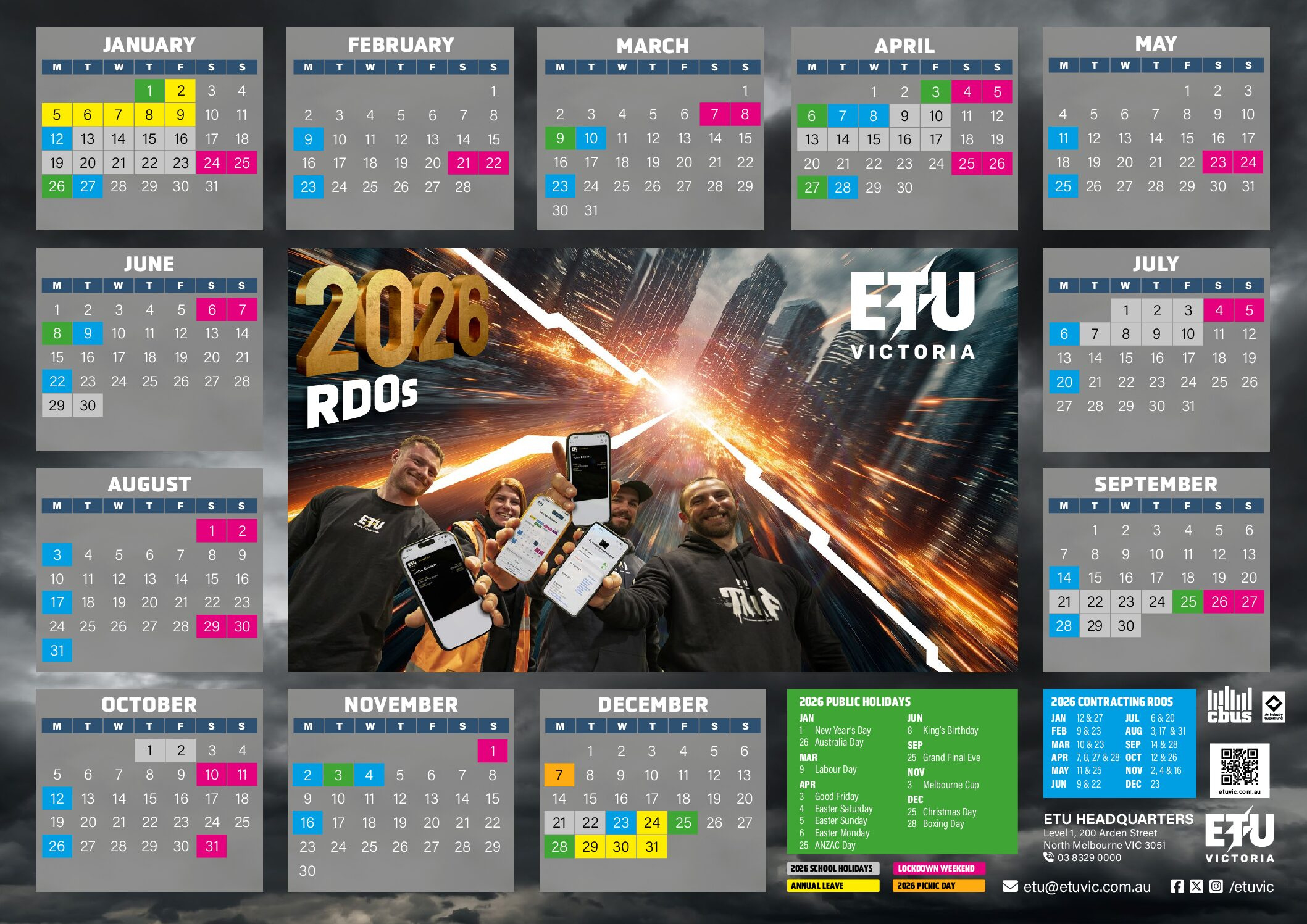 Rdo Calendar - Etu Victoria regarding ETU Calendar 2026 Printable