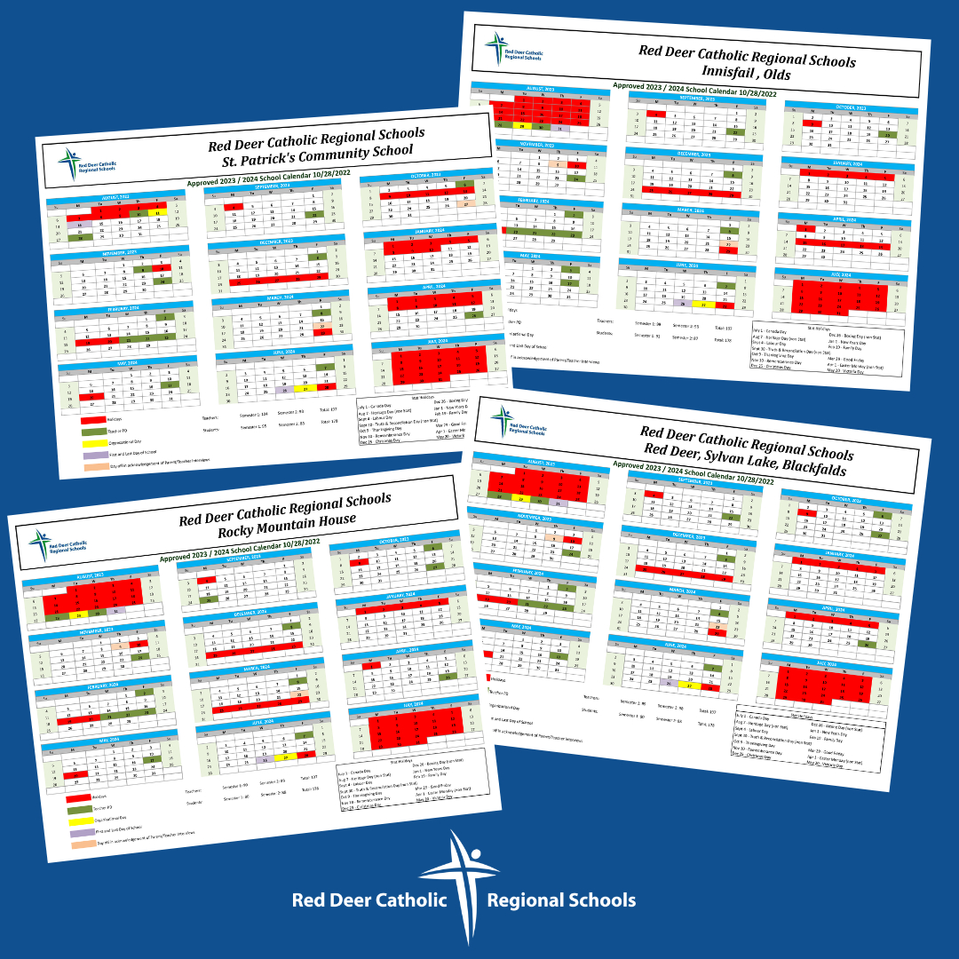 School Calendars | Red Deer Catholic Regional Schools within Red Deer Catholic School Calendar 2026