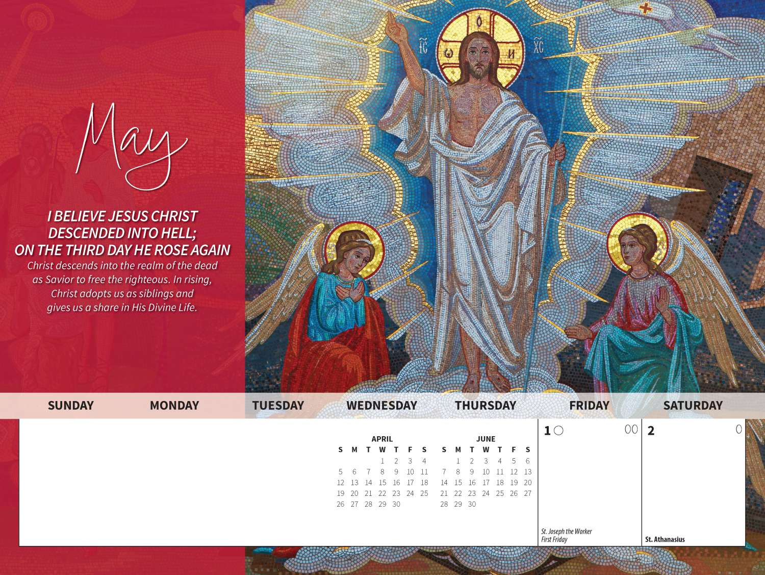 The Creed - English | Blue Mound Graphics within Catholic Calendar May 2026