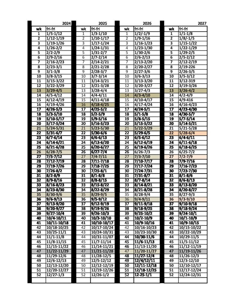 Timeshare Calendar | Ocean Towers Beach Club for Timeshare 2026 Calendar Printable