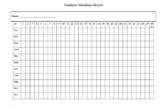 Wholesale 2026 Attendance Calendar, Great Employee Work Tracker, 25 Pk pertaining to Employee Attendance Calendar 2026