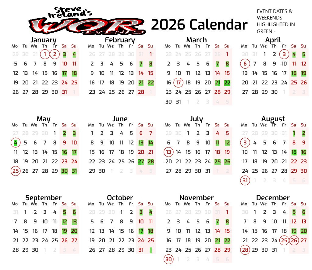 Wor 2026 Upcoming Dates » Wor Events with regard to Adp 2026 Calendar Printable