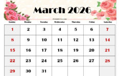 Blank March 2026 Calendar Printable Pdf Templates regarding March 2026 Us Calendar