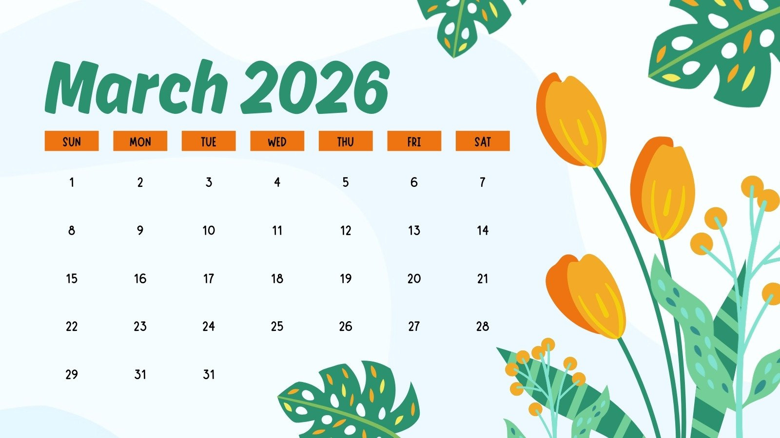 Free To Edit And Print March 2026 Calendar Templates | Canva inside March 2026 Desktop Calendar