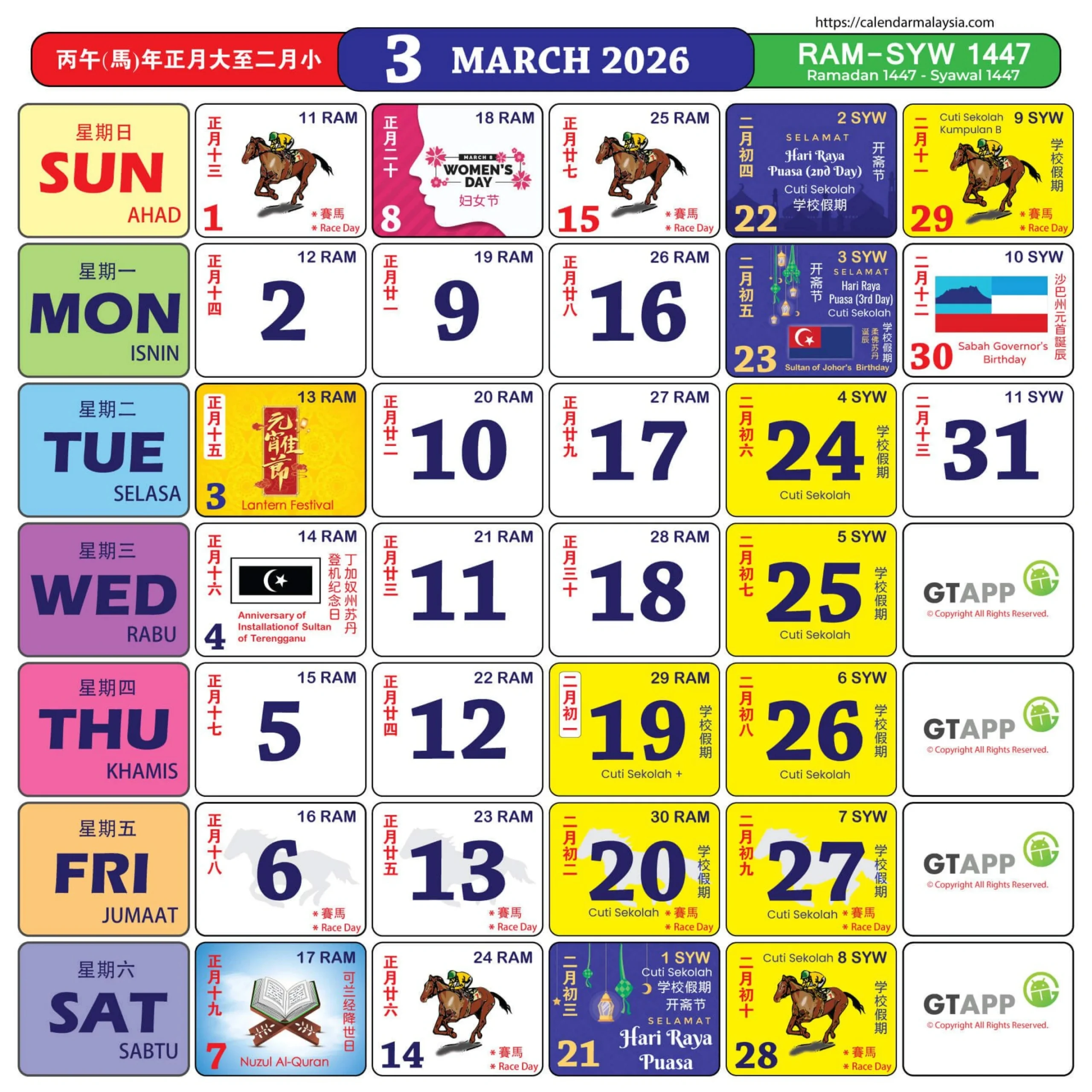 Kalendar Kuda 2026 - Flip Ebook Pages 1-12 | Anyflip within Calendar Kuda March 2026