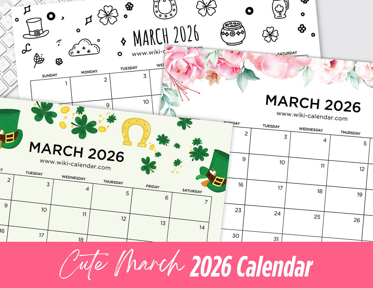 March 2026 Calendar - Printable Templates & More pertaining to Show Me March 2026 Calendar