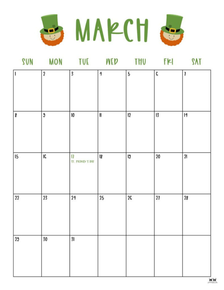 March 2026 Calendar Printabulls