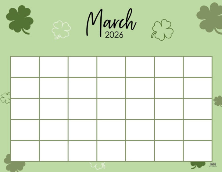 March Calendar 2026 Printable Free Download March Calendar 2026 Printable Free Download